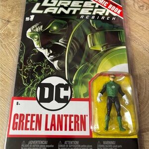 DC Comics Green and Yellow Action Figure Playset